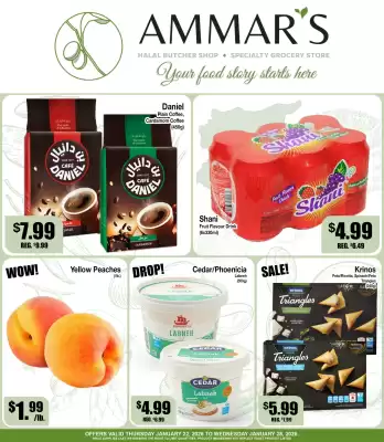 Ammar's Halal Meats flyer (valid until 28-01)