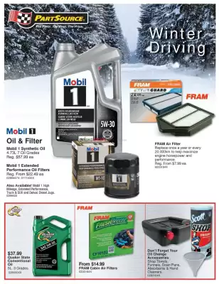 PartSource flyer (valid until 28-01)