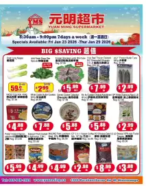 Yuan Ming Supermarket flyer week 4 Page 1