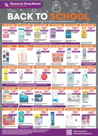 Discount Drug Stores catalogue Page 1