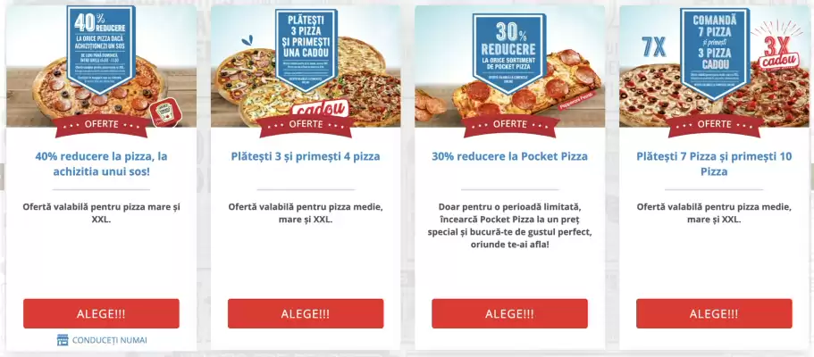 Catalog Domino's Pizza (valid până la 26-01)