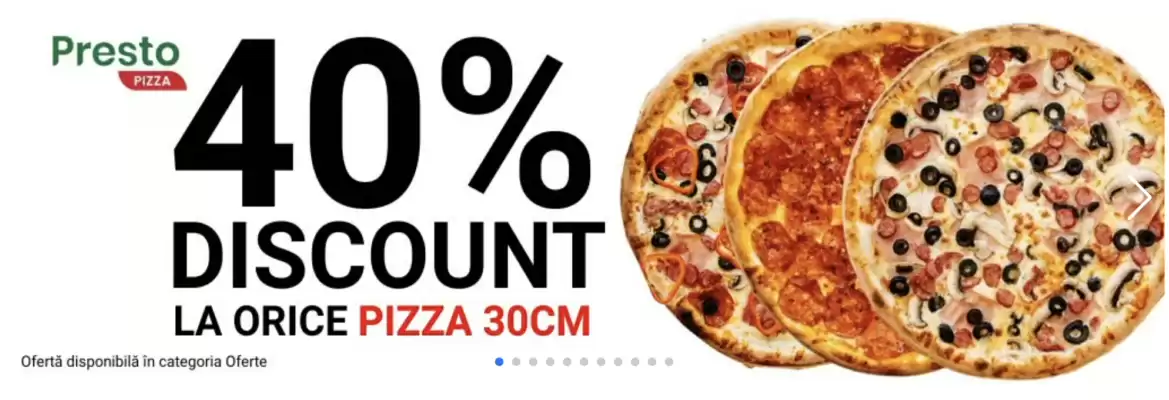 Catalog Presto Pizza (valid până la 2-02)