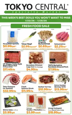 Tokyo Central Specialty Market weekly ad (valid until 28-01)