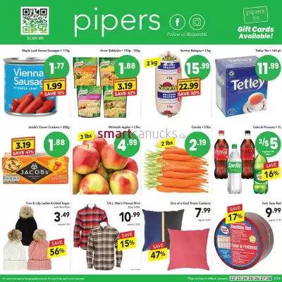 Pipers flyer (valid until 28-01)