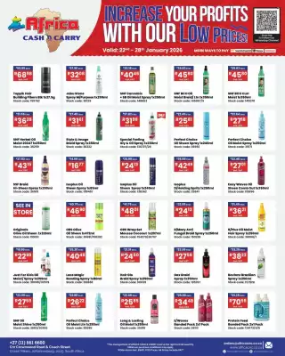 Africa Cash and Carry catalogue (valid until 28-01)