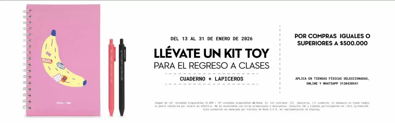 Catálogo Kipling (válido hasta 31-01)