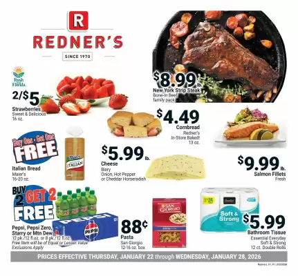 Redner's Warehouse weekly ad (valid until 28-01)