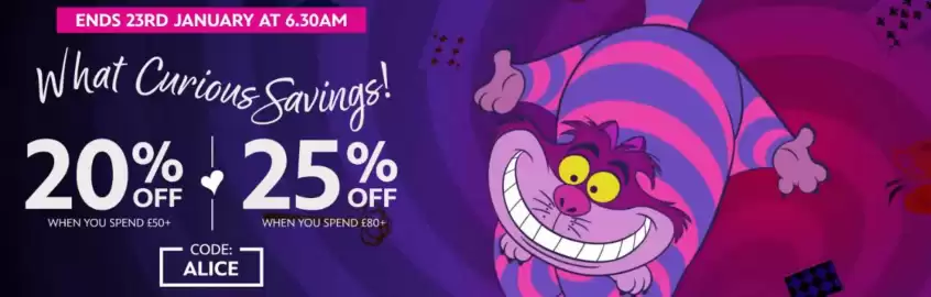 Disney Store leaflet Page 1