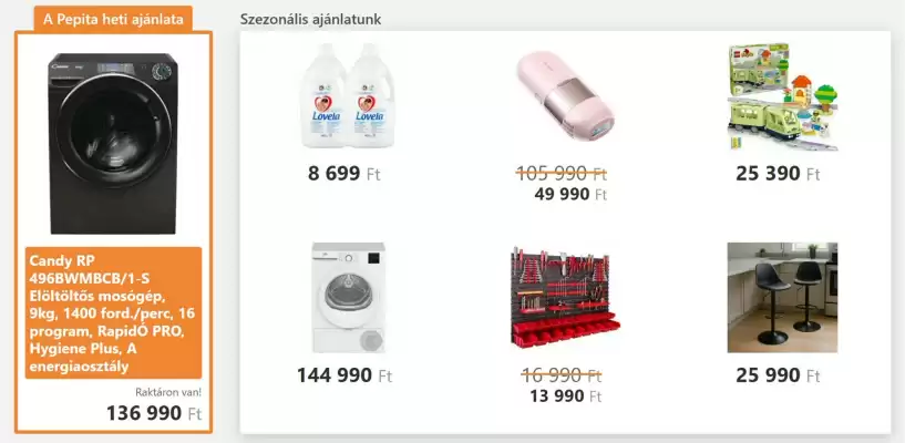 Pepita akciós újság (érvényes eddig: 31-01)