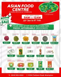 Asian Food Centre flyer Page 1