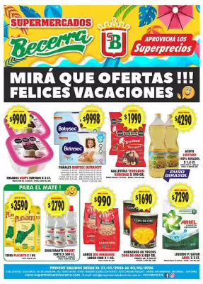 Catálogo Supermercados Becerra (válido hasta 3-02)