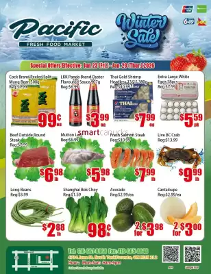 New Pacific Supermarket flyer (valid until 29-01)