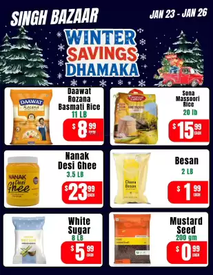 Singh Bazaar flyer (valid until 26-01)