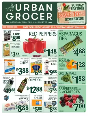 Urban Grocer flyer (valid until 29-01)