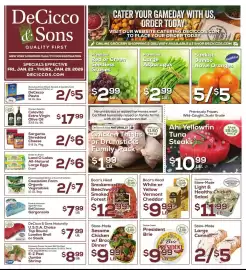 DeCicco & Sons weekly ad week 4 Page 1