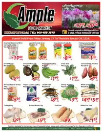 Ample Food Market flyer week 4 Page 1