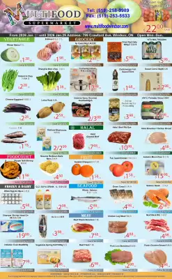 MultiFood Supermarket flyer (valid until 29-01)