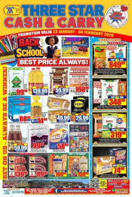 Three Star Cash and Carry catalogue (valid until 8-02)
