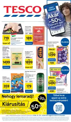 Tesco akciós újság