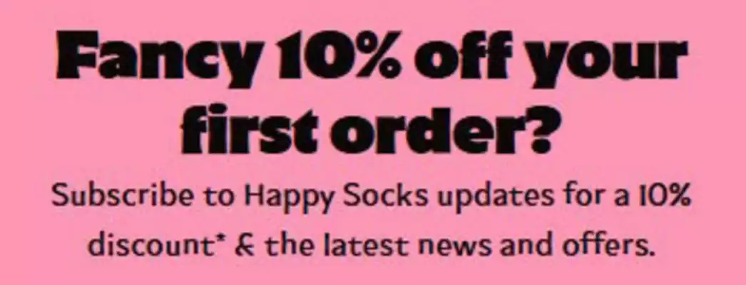 Happy Socks kundeavis (gyldig til 31-01)