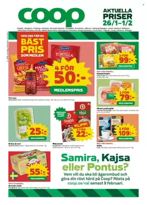 Coop reklamblad (giltig till och med 1-02)