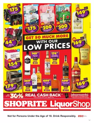 Shoprite Liquor catalogue (valid until 8-02)