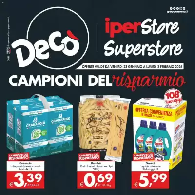 Volantino Deco Iperstore (valido fino al 2-02)