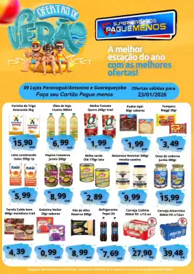 Catálogo Supermercados Pague Menos (válido até 23-01)
