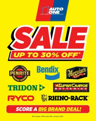 Auto One catalogue (valid until 26-01)