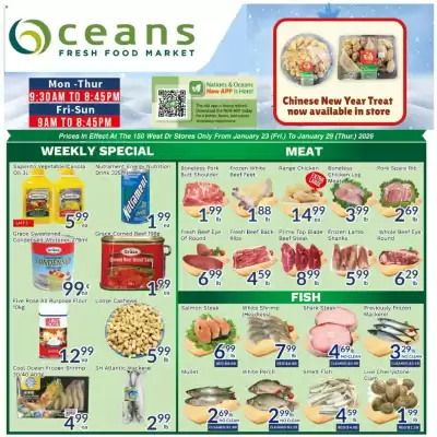 Oceans Fresh Food Market flyer (valid until 30-01)