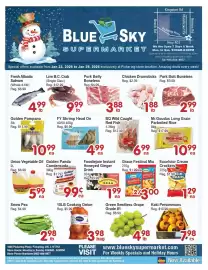 Blue Sky Supermarket flyer week 4 Page 1