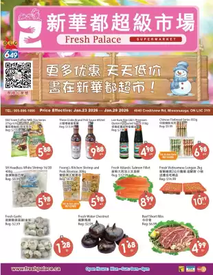 Fresh Palace Supermarket flyer (valid until 29-01)