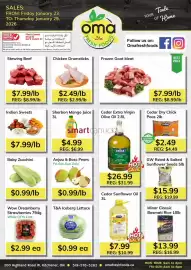 Oma Fresh Foods flyer week 4 Page 1