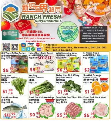 Ranch Fresh Supermarket flyer (valid until 29-01)