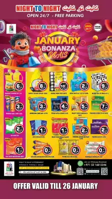 Night to Night Hypermarket catalogue (valid until 26-01)