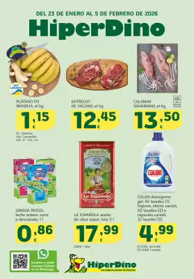 Folleto HiperDino (válido hasta el 5-02)