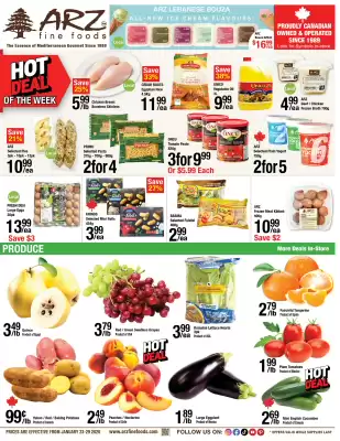 Arz Fine Foods flyer (valid until 29-01)