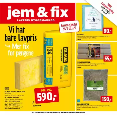 Jem & fix kundeavis (gyldig til 8-02)