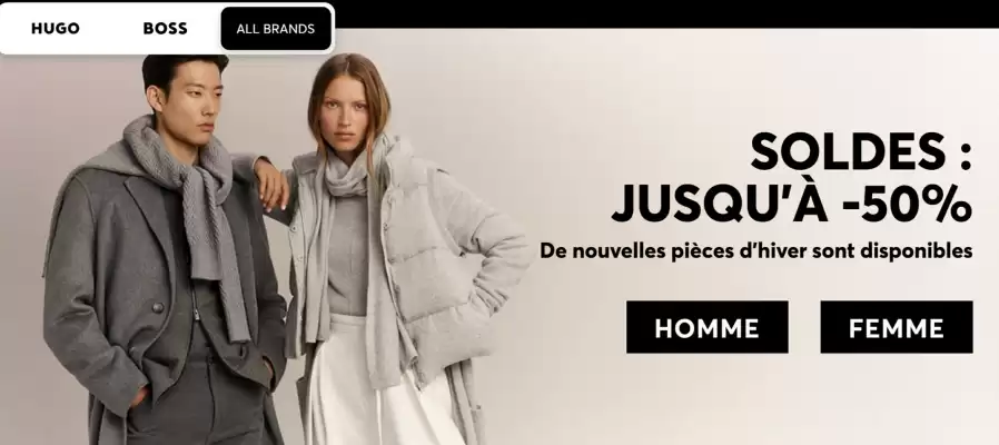 Catalogue Hugo Boss (valable jusqu'au 5-02)