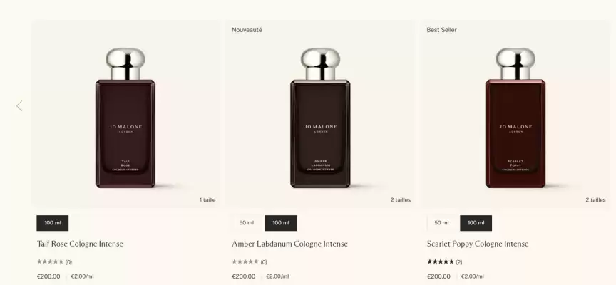 Catalogue Jo Malone (valable jusqu'au 8-02)
