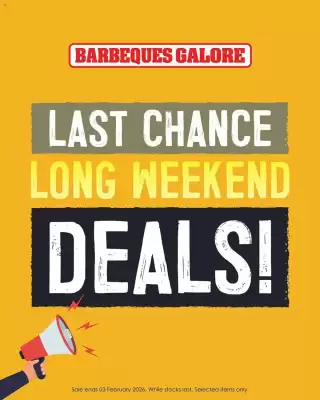 Barbeques Galore catalogue (valid until 3-02)