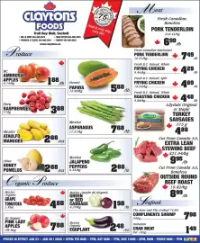 Claytons Heritage Market flyer week 4 Page 1