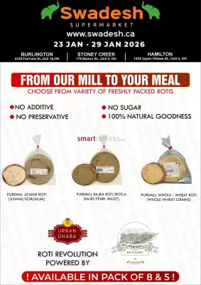 Swadesh Supermarket flyer (valid until 29-01)