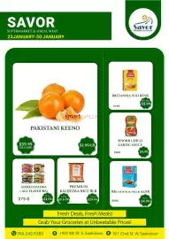 Savor Supermarket flyer week 4 Page 1