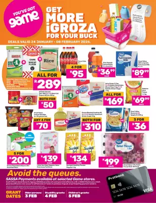 Game catalogue (valid until 8-02)