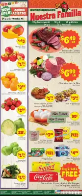 Supermercado Nuestra Familia weekly ad (valid until 24-01)