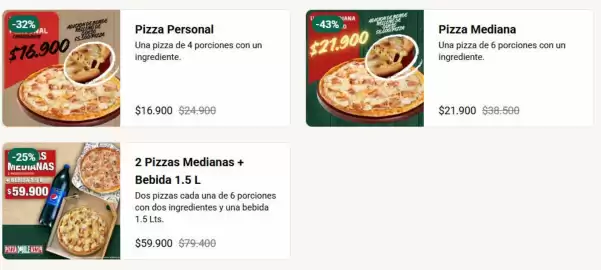 Catálogo Pizza Doble Pizza Página 6