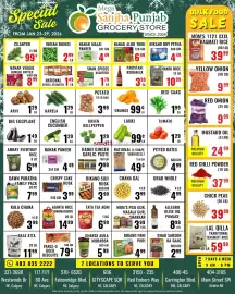Mega Sanjha Punjab Grocery Store flyer week 4 Page 1
