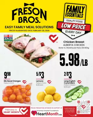 Freson Bros flyer (valid until 26-02)