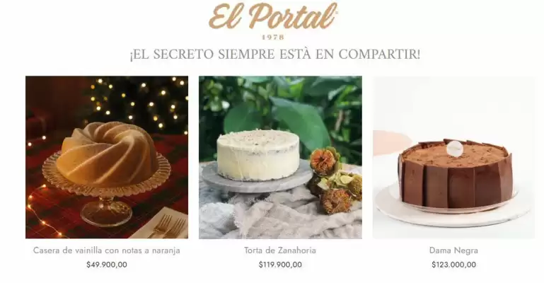 Catálogo Repostería El Portal (válido hasta 8-02)